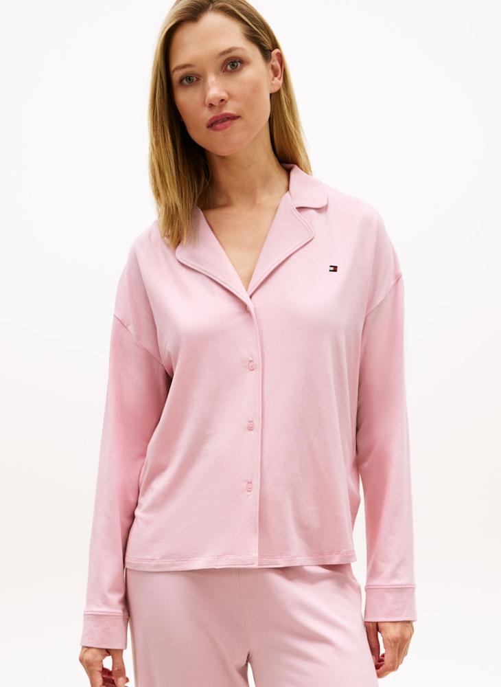 TOMMY HILFIGER Essential Print Pyjama Shirt - Image 1