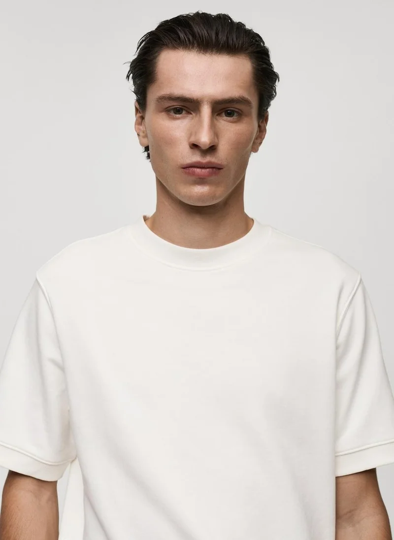 Mango Man Regular-Fit Cotton T-Shirt