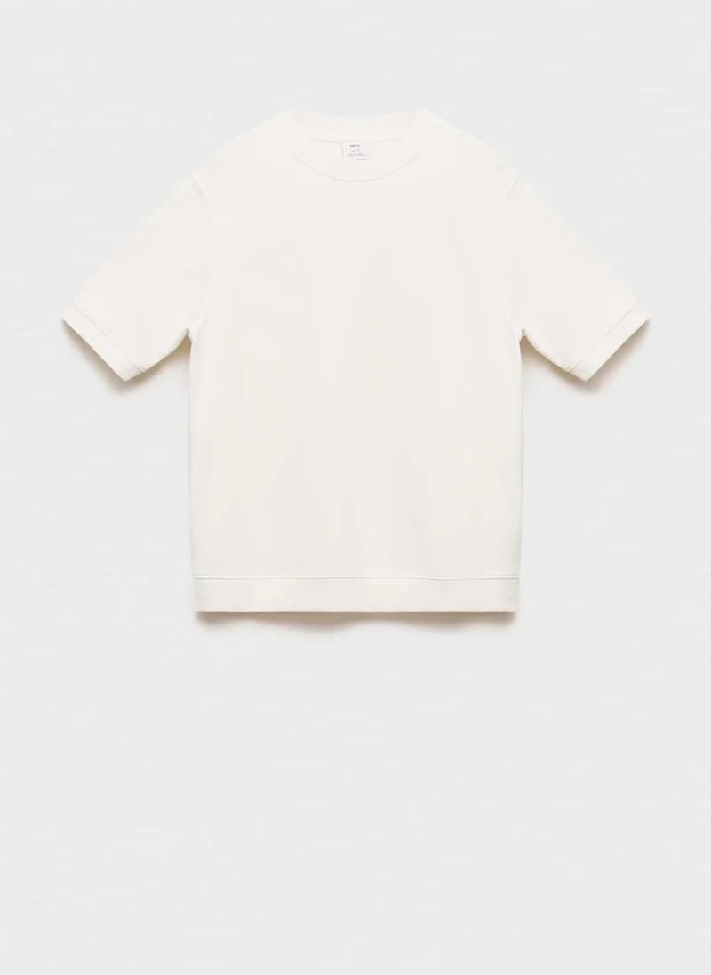 Mango Man Regular-Fit Cotton T-Shirt