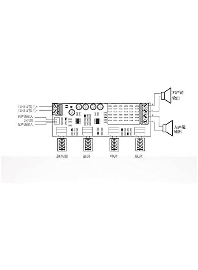 TPA3116D2 80W لوحة مكبر صوت ستيريو ثنائي القنوات DC 12-24V وحدة مكبر صوت رقمية عالية الطاقة - Image 4