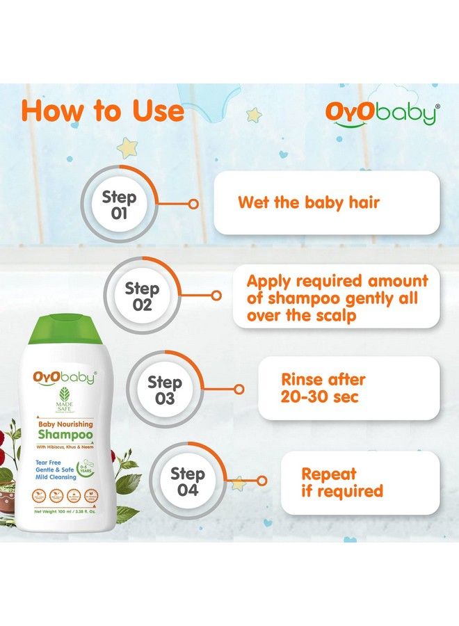 OYO BABY مجموعة للعناية بالبشرة والشعر للمواليد الجدد 5 منتجات - Image 5