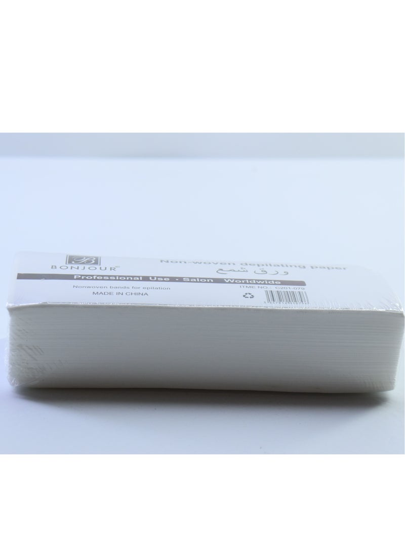 BonJour 5 Pairs 500-Piece Professional Facial Body Hair Removal Depilatory Paper - Image 2