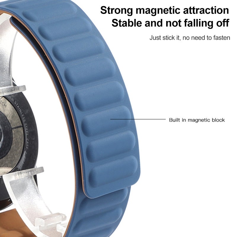 إيروريكس سوار ساعة سيليكون مغناطيسي مقاس 22 مم لساعة Honor Watch Gs3 / Magic (أخضر بإبرة الصنوبر) - Image 4