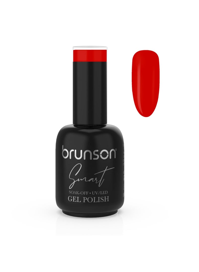 brunson - Gel Polish, 15ml Smart Gel Nails Glossy Shine Finish Long Lasting Soak off UV Gel Nal Polish for Nail Art French Manicure Pedicure Salon Quality Chip Resistant Gel Nail Extensions UV Gel Nail Paint - Image 1