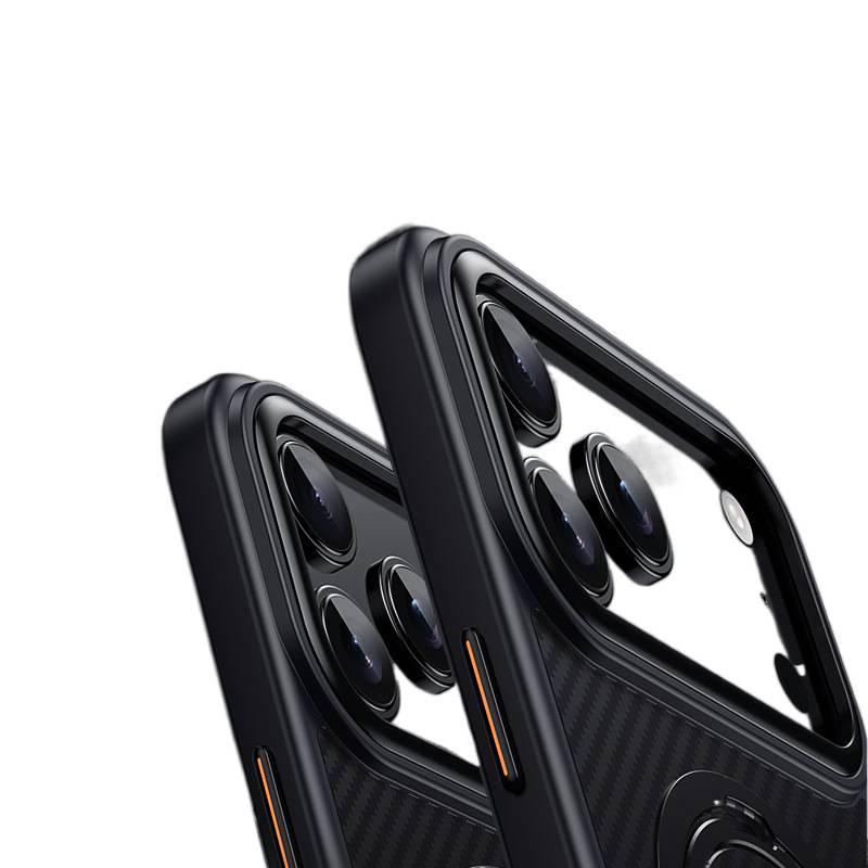 غطاء MagSafe | حامل قائم | لـ iPhone 16 / 16 Plus / 16 Pro / 16 Pro Max | أسود | TPU+PC | مغناطيسي - Image 5
