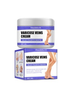 West&Month Vein Care Fading Cream, Spider Leg Fading Cream, Varicose Veins Treatment Cream, Improve The Apperance of Legs and Blood Circulation, Relief Tired  - Image 1