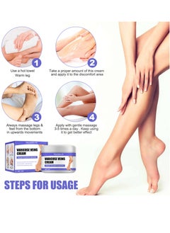 West&Month Vein Care Fading Cream, Spider Leg Fading Cream, Varicose Veins Treatment Cream, Improve The Apperance of Legs and Blood Circulation, Relief Tired  - Image 4