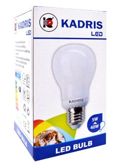 KADRIS LED Bulb 5W LA-2032, 6500K Cool Daylight (White) Power Saving Plastic-coated Aluminum, C220-240V 50-60HZ, 300 Degrees Projection Beam Angle, BMTC latest Generation Chip  - Image 3