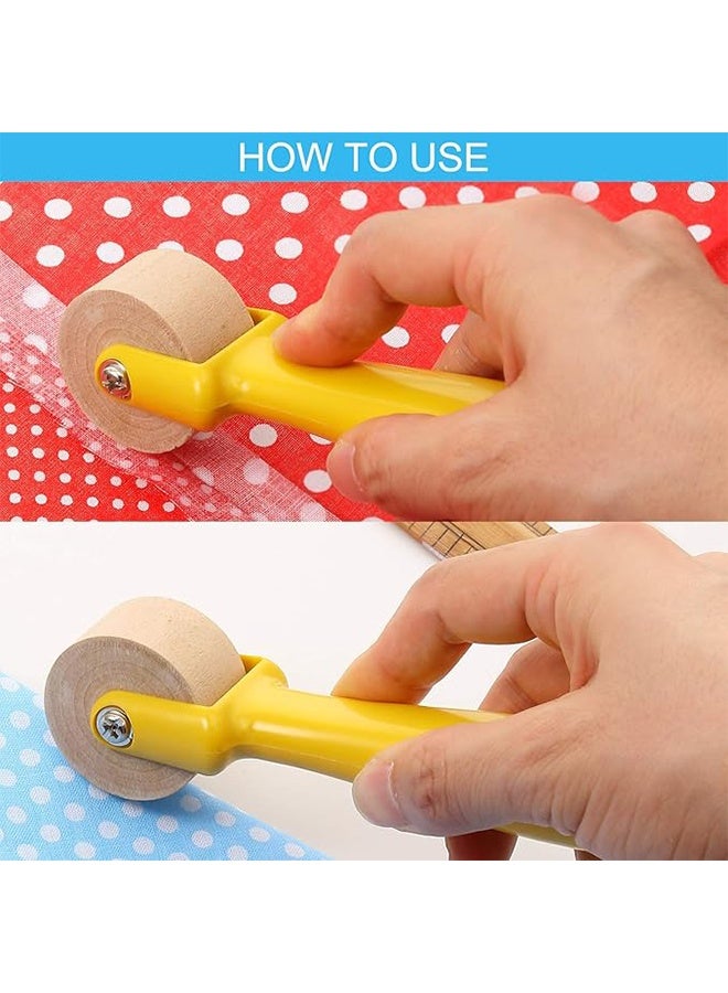 Quilting Seam Roller, Sewing Seam Wallpaper Roller with Easy to Grip Handle for Quilting, Sewing, Print, Ink, Wallpaper, Home Decoration - Image 5