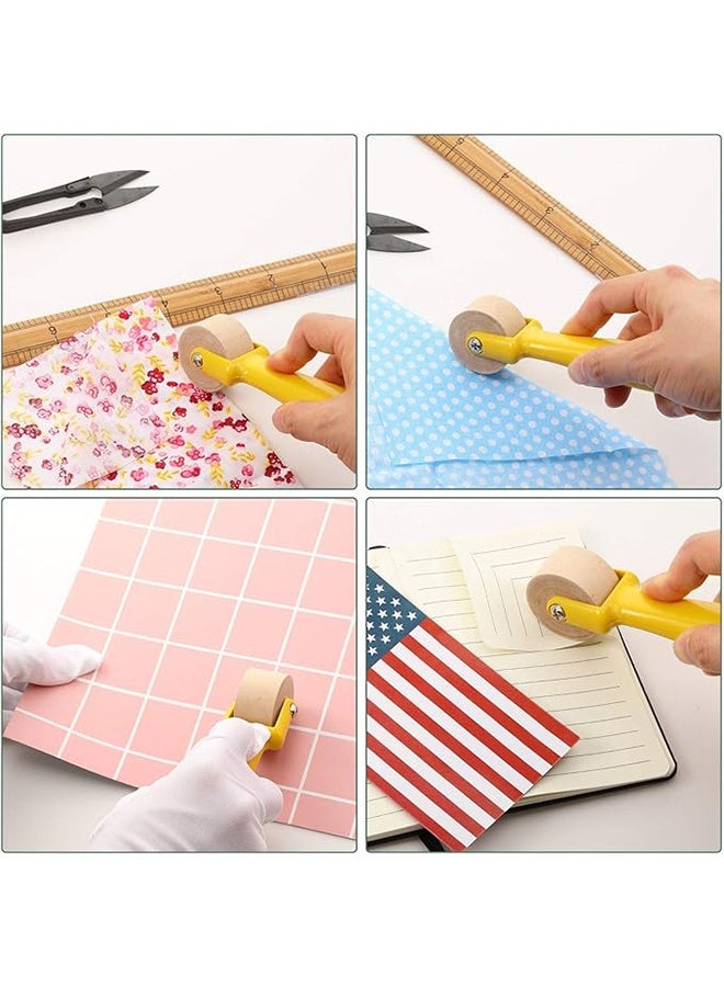 Quilting Seam Roller, Sewing Seam Wallpaper Roller with Easy to Grip Handle for Quilting, Sewing, Print, Ink, Wallpaper, Home Decoration - Image 3
