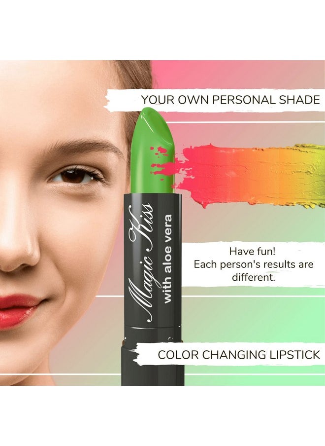 Magic Kiss - Color Changing Matte 6 Piece Lipstick Set Infused With Aloe Vera Made In Usa (Colors Of Aloha 1) - Image 1