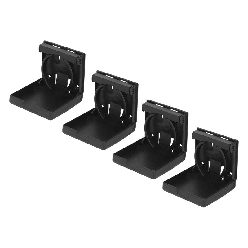 4-piece adjustable cup holder, scratch resistant, foldable vertical positioning cup holder, suitable for trucks, cars, boats (black) - Image 5