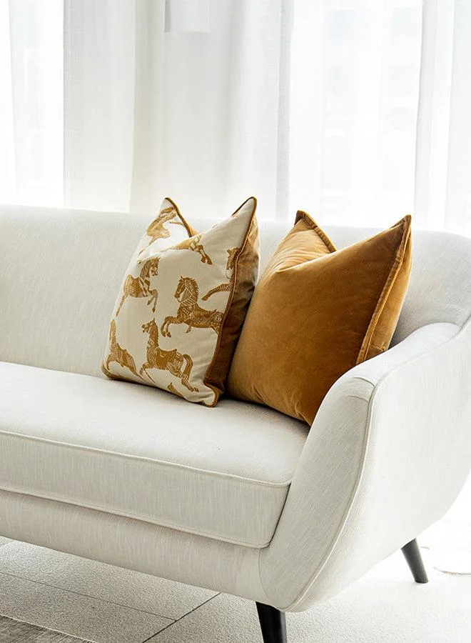 KNOT HOME Cushion Arie Bundle (with filler) Pillow Knot Home Cover Set for Modern Sofa Contemporary Living Room Bedroom and Office Soft Washable
