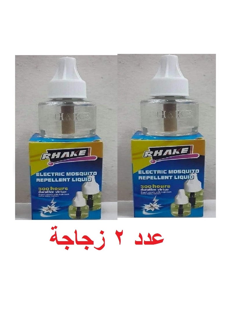 Rhake - 2 Bottles of Nectar Liquid, Mosquito and Insect Repellent Liquid, for Electric Mosquito Repellent Device - Image 1