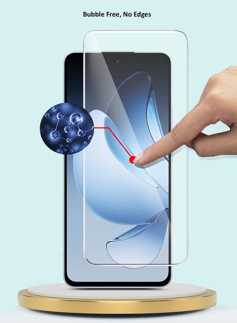 Oppo Reno13 F 4G/5G 2025 GMAX Premium Series Curved Edges 9H 2.5D Tempered Glass Screen Protector - Clear