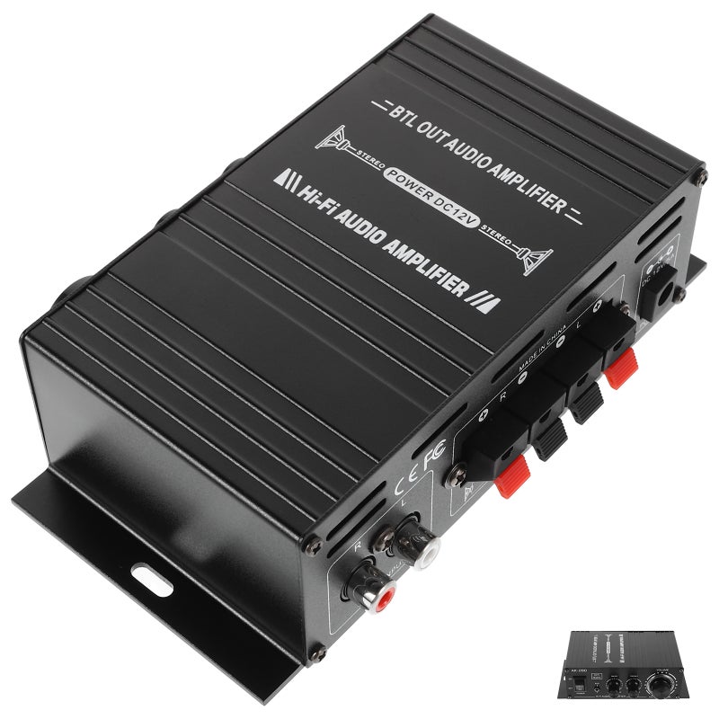 Sound Amplifier Listening Device, Compact for Car and Home Audio, 12V Powered - Image 4