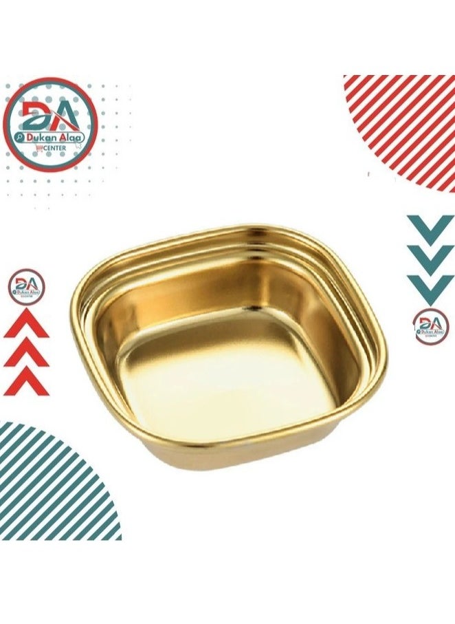 Generic Navigator And Sauce Dish, Stainless Steel, Golden Color, 1 Piece  - Image 1