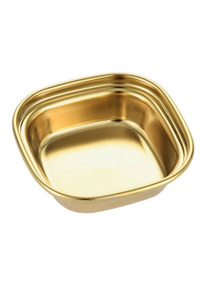 Generic Navigator And Sauce Dish, Stainless Steel, Golden Color, 1 Piece  - Image 3
