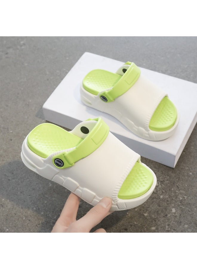 NIBEMINENT Summer  Children Slippers Anti-Slip Soft Bottom Outdoor Wearable Slip-Resistant Toddler Sandals Boys Girls Shoes  - Image 2