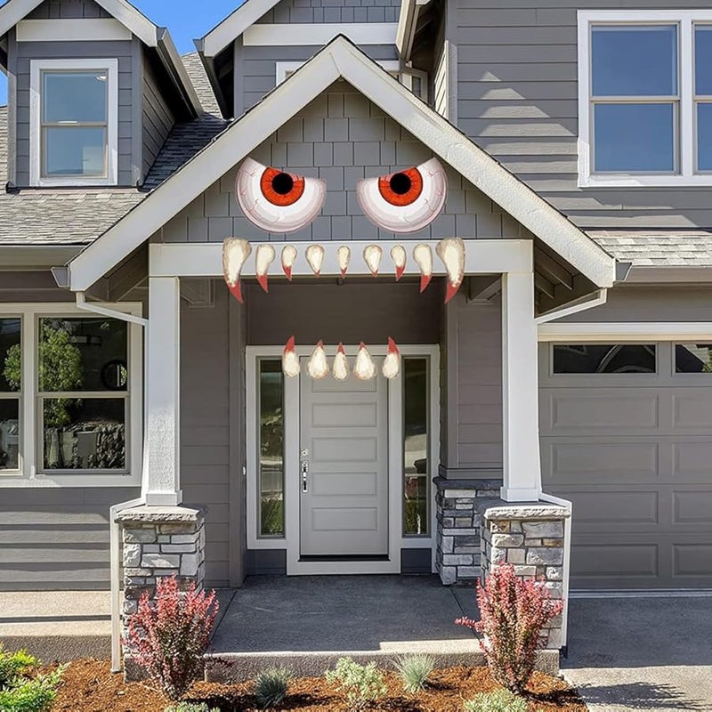 Red Halloween Car Decorations Kit Trick Or Trunk Archway Decor For Garage Outdoor - Image 4