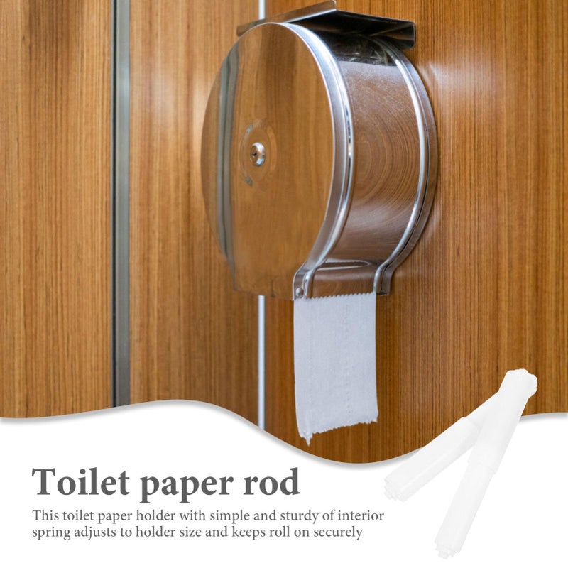 2Pcs Heavy Duty Toilet Paper Holder Core Spring Replacement Easy Installation Bathroom Kitchen Accessory - Image 5