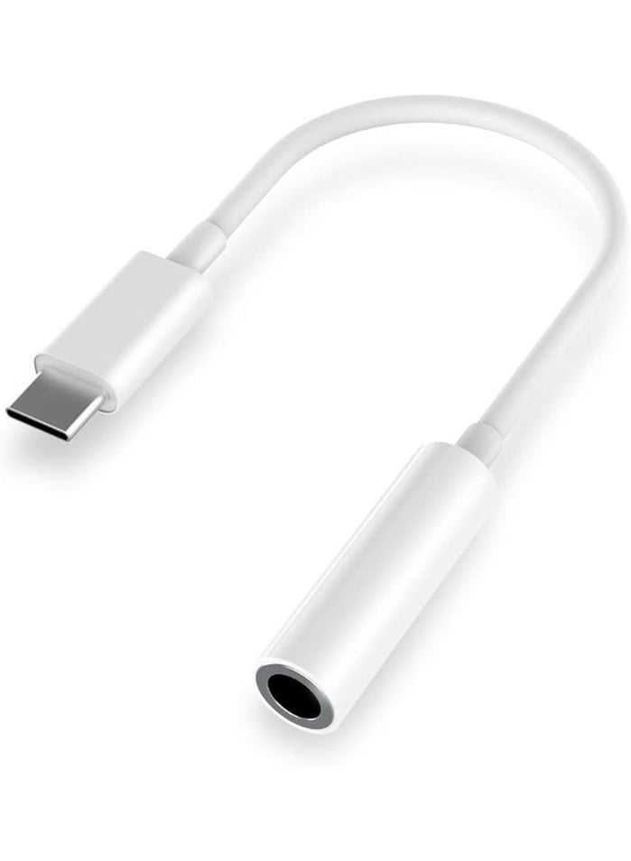 USB Type-C Female Headphone Jack Adapter to 3.5mm Aux Splitter Connector - Image 1