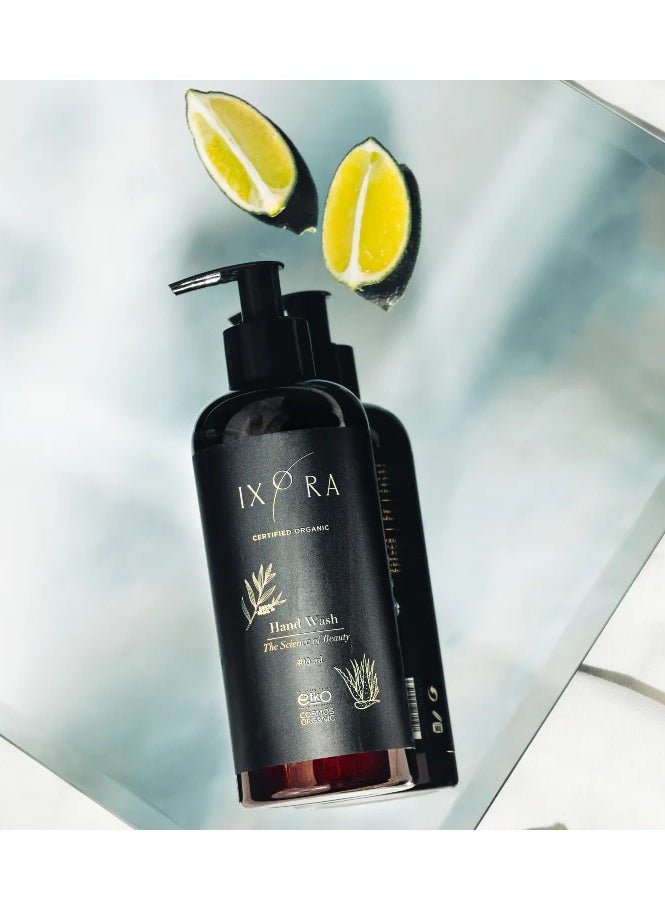 IXORA - Organic Hand Wash by Ixora: Refresh and Cleanse Without Drying, Infused with Lime Peel, Lemon Essential Oils, and Natural Vitamin E - Image 1