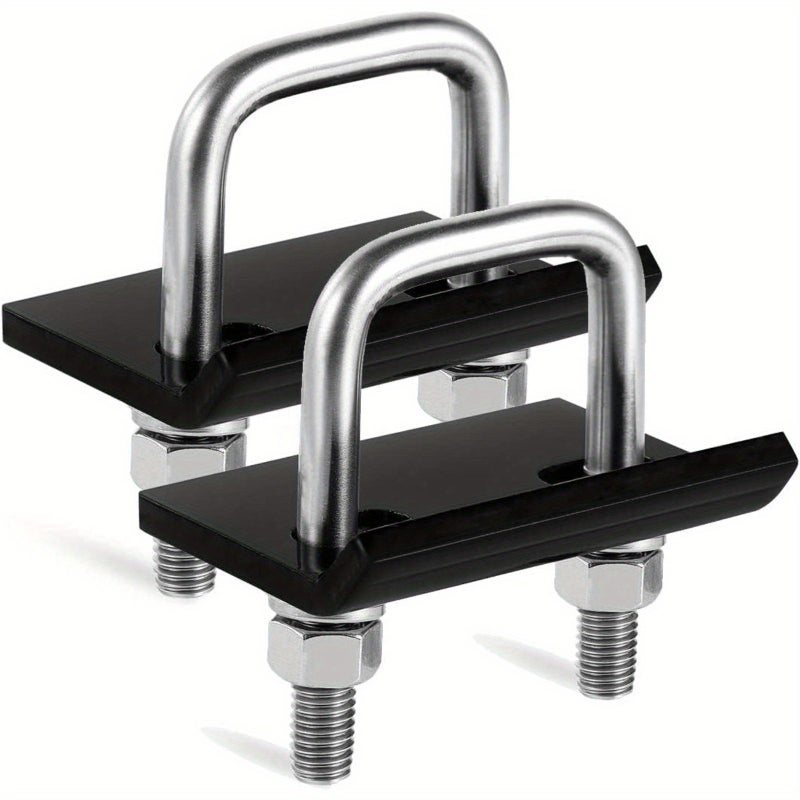 Heavy Duty Hitch Anti Wobble Kit 304 Stainless Steel Stabilizer Clamp 2 Sets - Image 5