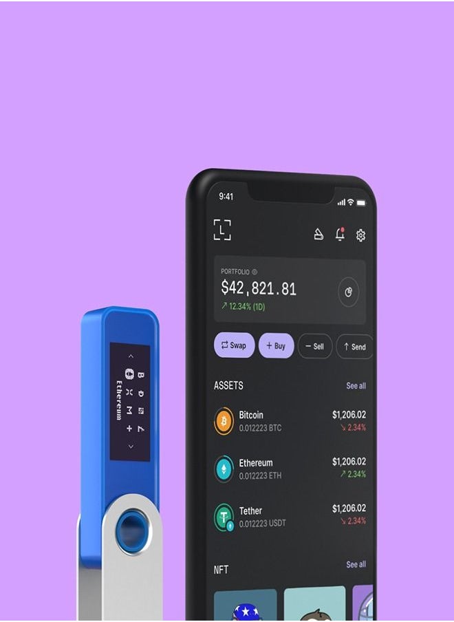Ledger - Backup Pack Nano S Plus + Nano X Crypto Hardware Wallets | Safest Crypto & NFT Cold Storage, Wireless Bluetooth & Type-C Connectivity, 5000+ Coins Supported, for iOS & Android, MacOS & Windows - Image 1