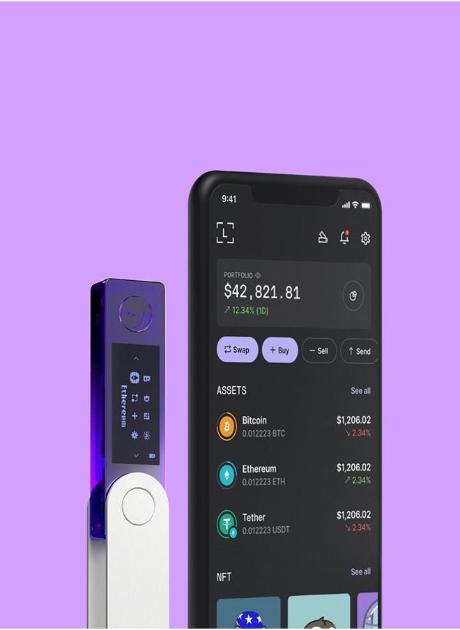 Ledger - Backup Pack Nano S Plus + Nano X Crypto Hardware Wallets | Safest Crypto & NFT Cold Storage, Wireless Bluetooth & Type-C Connectivity, 5000+ Coins Supported, for iOS & Android, MacOS & Windows - Image 1