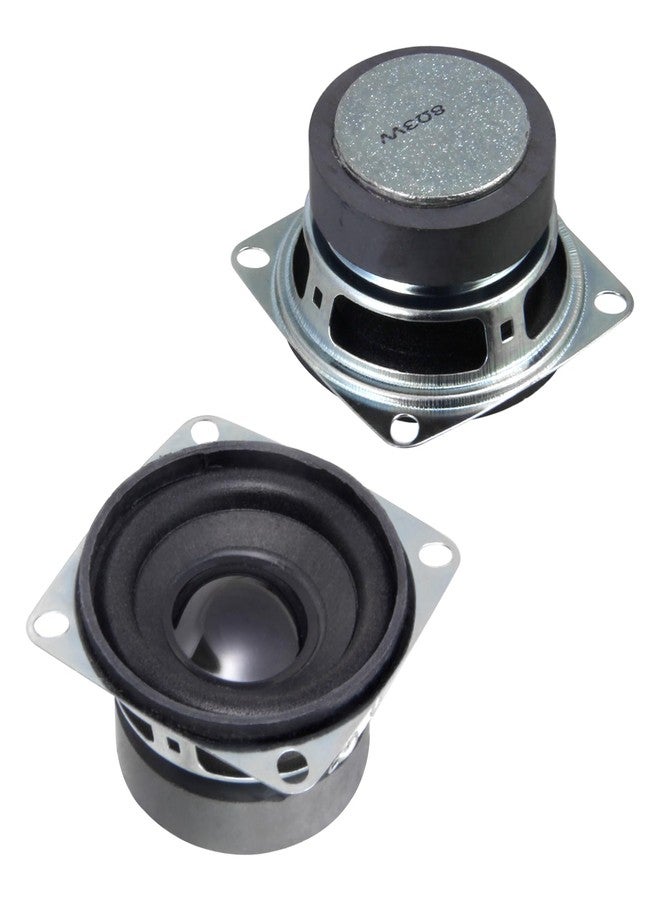 KIBBEH 2 Pack 1.7" Full Range Speaker 8 Ohm 3W Speaker Kit for Replacement Speakers, Complicable with Arduino Speaker - Image 1