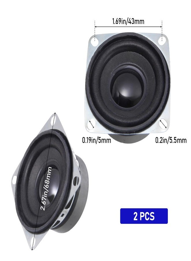 KIBBEH 2 Pack 1.7" Full Range Speaker 8 Ohm 3W Speaker Kit for Replacement Speakers, Complicable with Arduino Speaker - Image 4