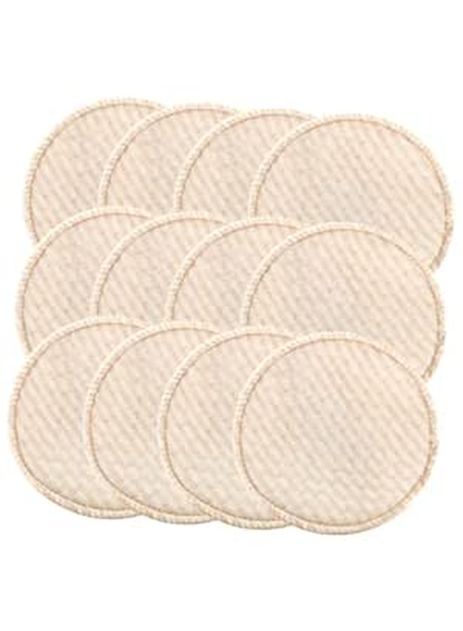 12 Pcs Reusable Nursing Pads Cotton Breast Cushions Washable Nipple Guards - Image 1