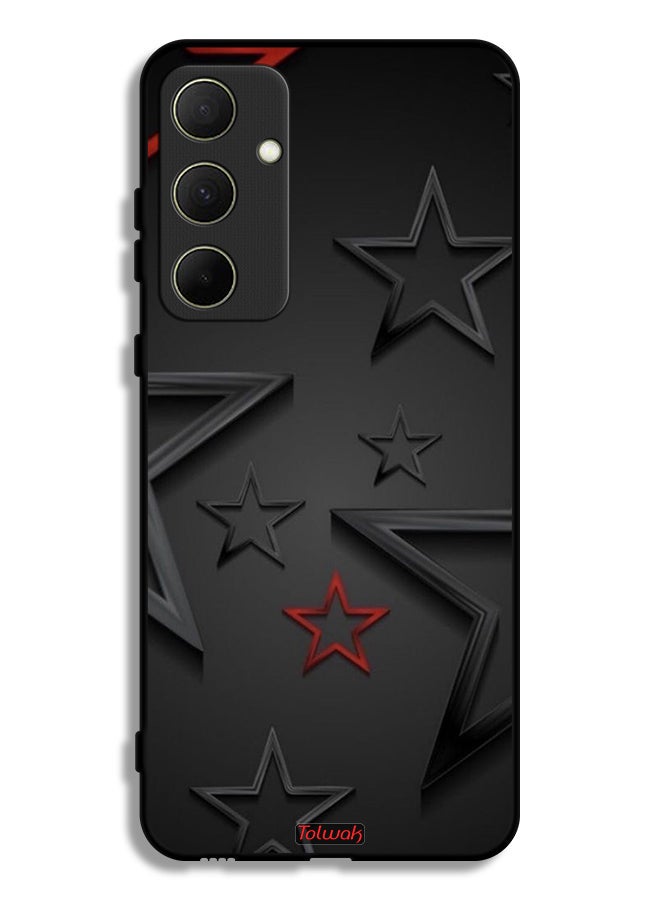 Tolwak Samsung Galaxy A35 5G Protective Case Cover Stars Pattern - Image 1