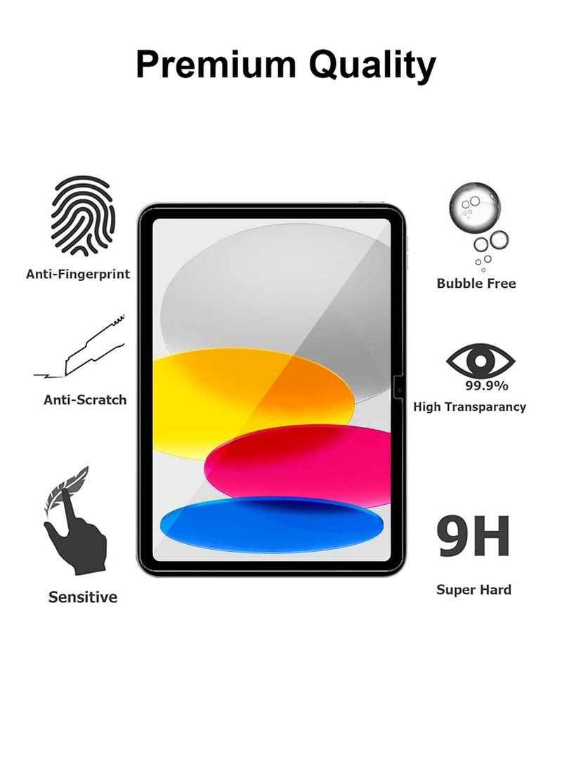 For Apple iPad 11-inch (A16) - Apple iPad 11th Gen - Tempered Glass Screen Protector – High Transparency, Delicate Touch, Anti-Explosion, Smooth Arc Edges, Easy Installation - Image 2