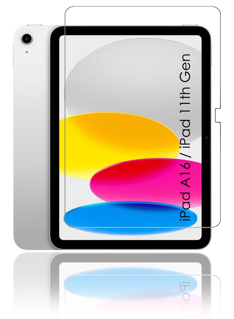 For Apple iPad 11-inch (A16) - Apple iPad 11th Gen - Tempered Glass Screen Protector – High Transparency, Delicate Touch, Anti-Explosion, Smooth Arc Edges, Easy Installation - Image 1