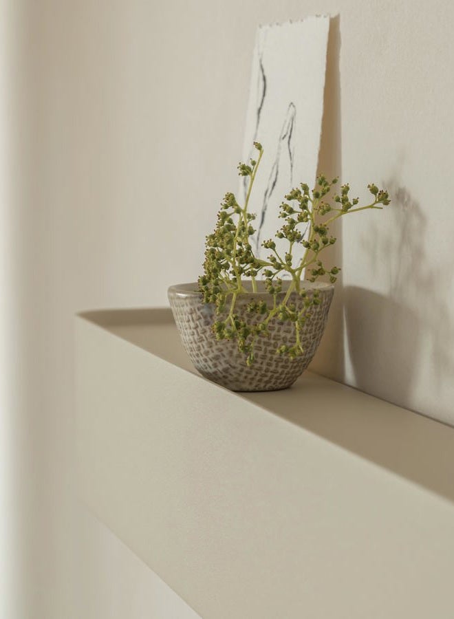 Kazai. Wall Coat Rack 'Tone' | Modern Coat Rack with Hidden Jacket Hooks and Shelf | Design Hallway Coat Rack Made of Metal | Hook Rail Wall Mounting | Taupe - Image 2