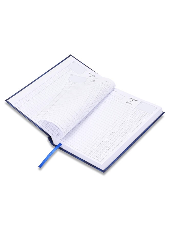 FIS 2026 Diary, French A5 Diary Size(148x210mm), Hard Cover Vinyl Materials, French Language, 60gsm White Paper, Blue Color-FSDI29FR26BL - Image 5