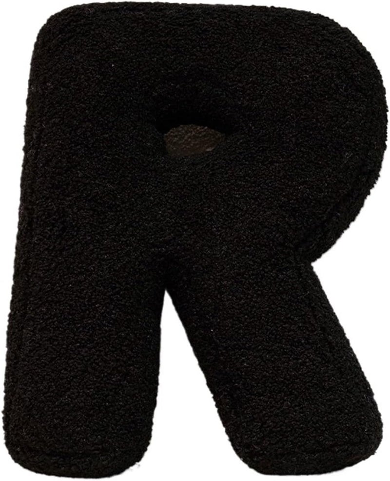 Heart Plush Pillow Black Letters Sofa Cushion Stuffed Pillows Room Decor for Chair Sofa,Living Room(Color 18) - Image 1