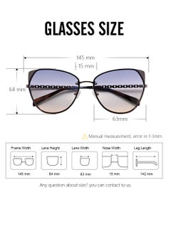 DLS DLS Cat Eye UV Protection Sunglasses MS9005-C3  - Image 3