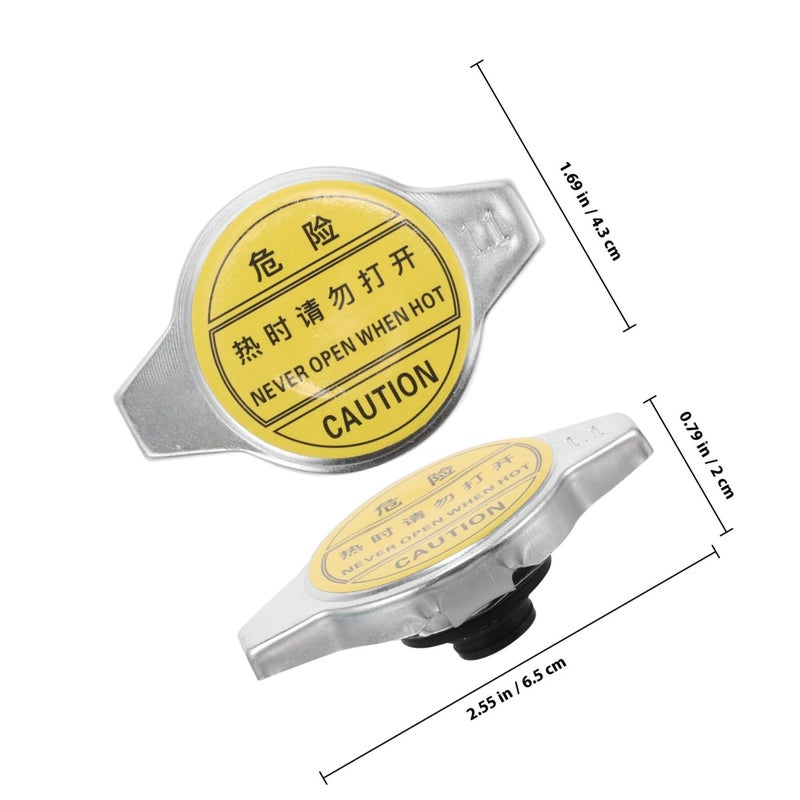 Cabilock 1 1 Metal Radiator Cap Tank Cover Replacement For Cars Trucks Minivans - Image 3