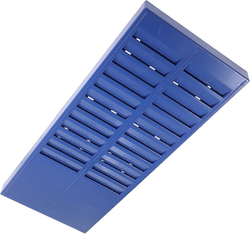 Cards Organizer Rack Attendance Cards Storage Shelf Wall Mount for Office Factory School with Stickers and Practical Random Color - Image 1