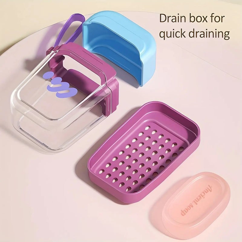 Green Breathable Travel Soap Box Portable Leak Proof Toiletries Storage Organizer for Fitness Bathroom - Image 5