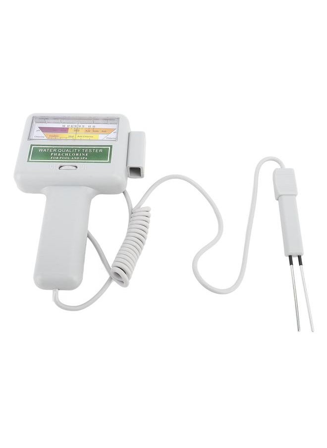 Thoraya PH CL2 Chlorine Tester Dual Probe Large Display Screen Battery Powered Digital Water Quality Tester for Home Swimming Pool Spa Aquarium  - Image 2