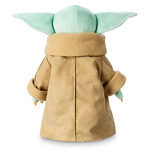 Disney store دميّة يودا بيبي من متجر ديزني - دمية غروغو الرسمية من مسلسل الماندالوريان - دميّة يودا بيبي الناعمة والمريحة مع ميزات مطرزة - الرفيق المثالي لعشاق المجرة. - Image 3