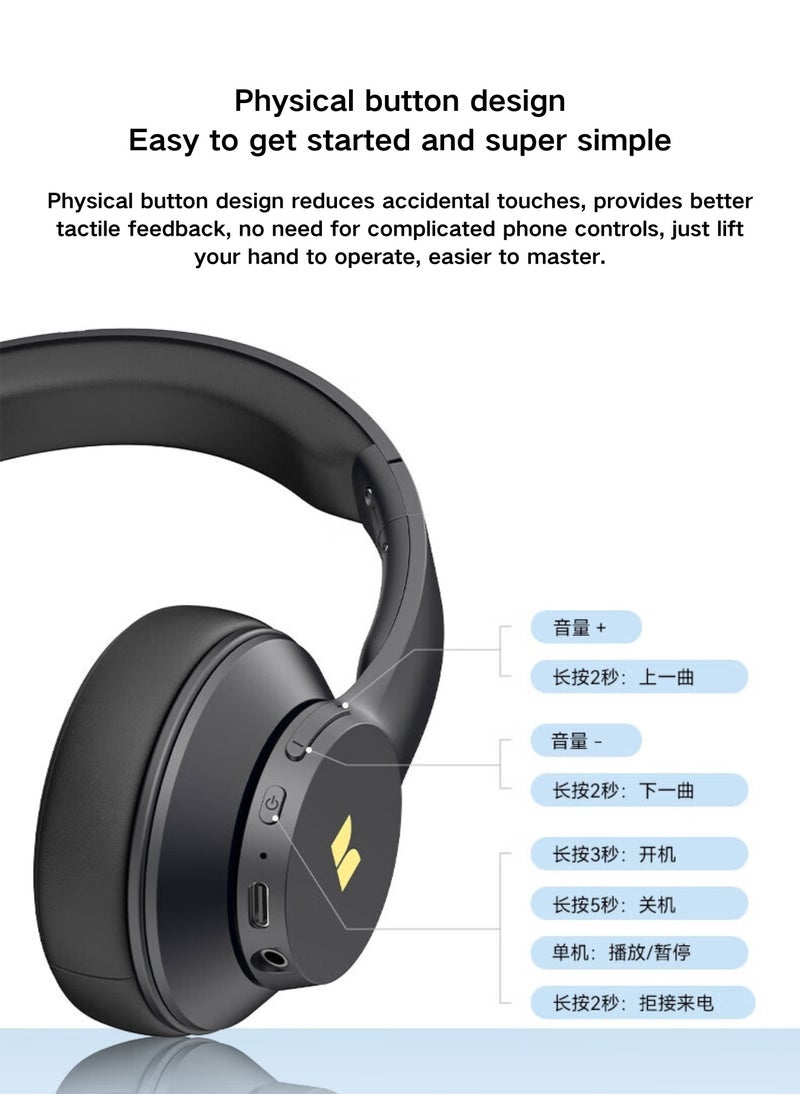 Mission100,Wireless Earbuds with AI Noise Cancellation - 40mm Drivers, 40hr Battery, Multi-Device Connectivity - pzsku/Z58977565D66A3F14F52BZ/45/1741166756/321f2dcf-ce94-48e6-b117-c40399359ace