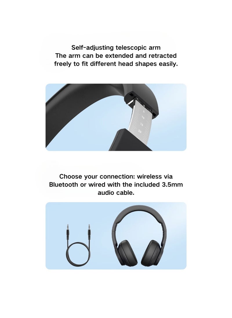 Mission100,Wireless Earbuds with AI Noise Cancellation - 40mm Drivers, 40hr Battery, Multi-Device Connectivity - pzsku/Z58977565D66A3F14F52BZ/45/1741166757/c20be12b-c001-4485-bb6c-1f203966f89f