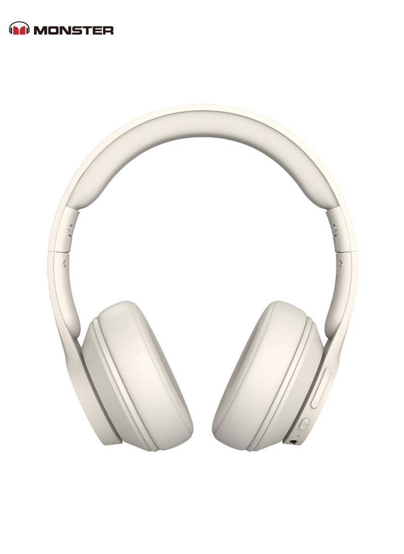 Monster - Mission100,Wireless Earbuds with AI Noise Cancellation - 40mm Drivers, 40hr Battery, Multi-Device Connectivity - Image 1
