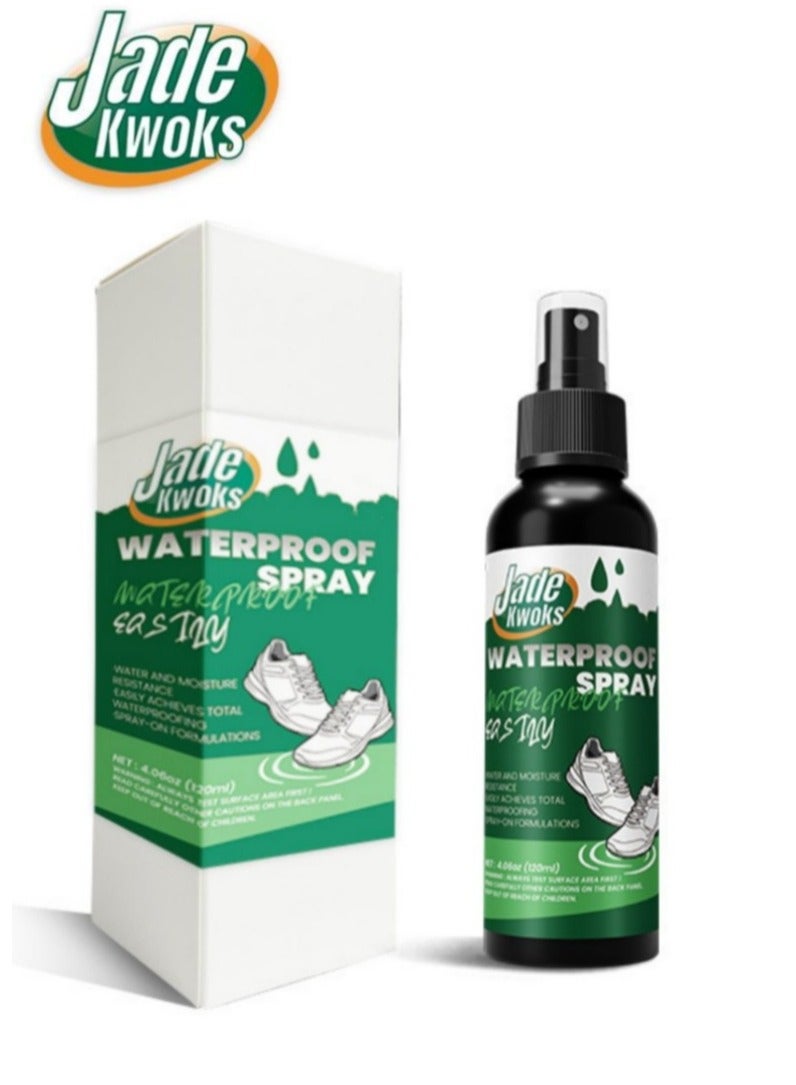 JADE KWOKS Long Lasting High Performance Universal Shoes Dirt Protector Spray ，Universal Protector Spray Colourless Clear，Oil Proof Anti Fouling and Waterproof Shoes Spray，Unmatched Defense Against Dirt - Image 4