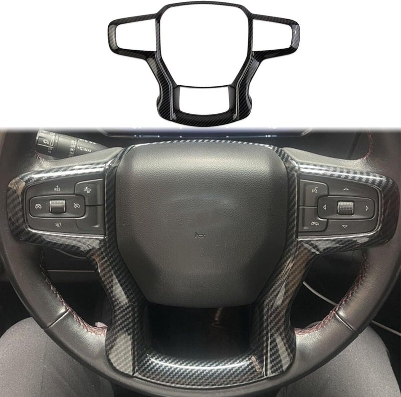 Fewshaw Carbon Fiber Steering Wheel Cover for Chevy - Image 1